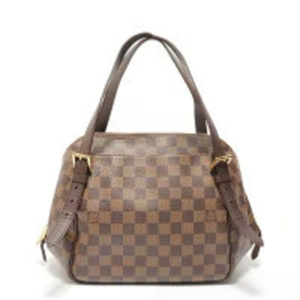Louis Vuitton Damier Belem Handbag Brown